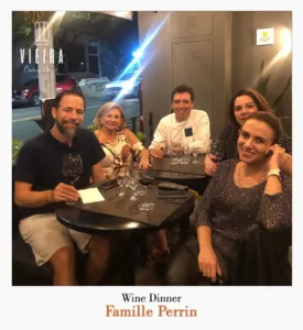 Wine Dinner Famille Perrin no Vieira Cuisine Bistrô